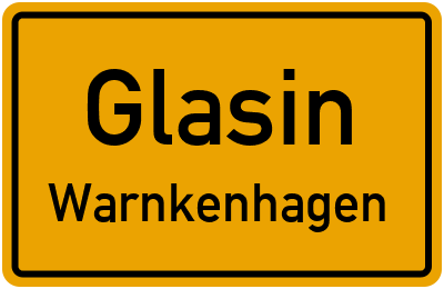 Straßenverzeichnis Glasin Warnkenhagen