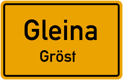 Straßenverzeichnis Gleina Gröst