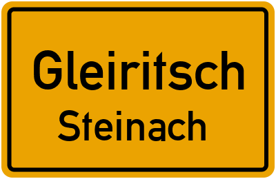 Straßenverzeichnis Gleiritsch Steinach