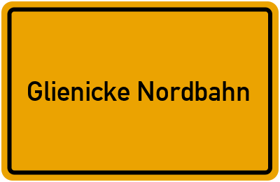 Branchenbuch Glienicke Nordbahn, Brandenburg