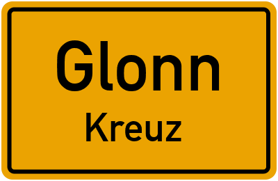 Straßenverzeichnis Glonn Kreuz