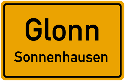 Straßenverzeichnis Glonn Sonnenhausen