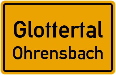 Straßenverzeichnis Glottertal Ohrensbach
