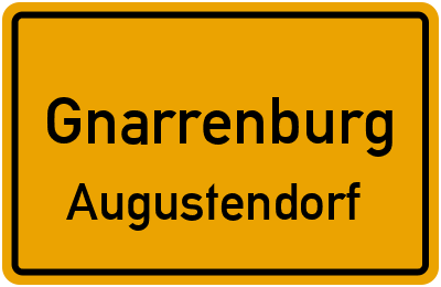 Straßenverzeichnis Gnarrenburg Augustendorf