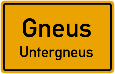 Straßenverzeichnis Gneus Untergneus