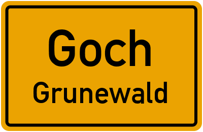 Straßenverzeichnis Goch Grunewald