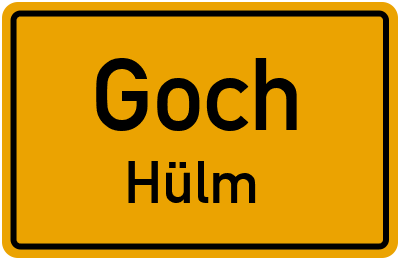 Straßenverzeichnis Goch Hülm