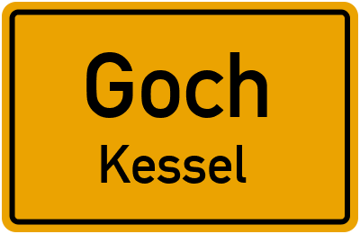 Straßenverzeichnis Goch Kessel