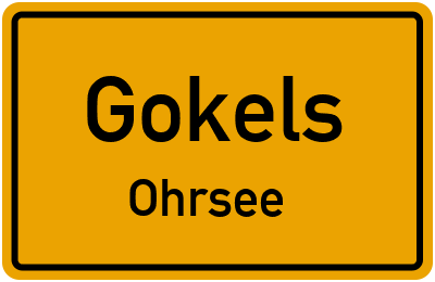 Straßenverzeichnis Gokels Ohrsee