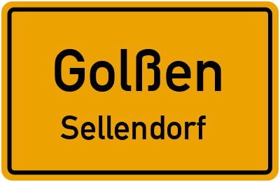 Straßenverzeichnis Golßen Sellendorf
