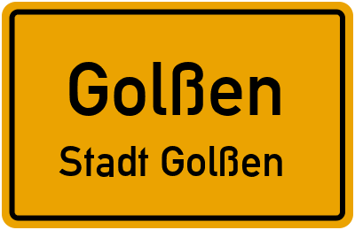 Straßenverzeichnis Golßen Stadt Golßen