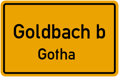 Branchenbuch Goldbach b. Gotha, Thüringen