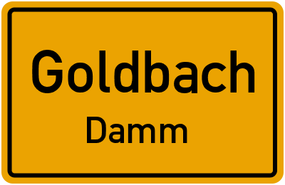 Straßenverzeichnis Goldbach Damm