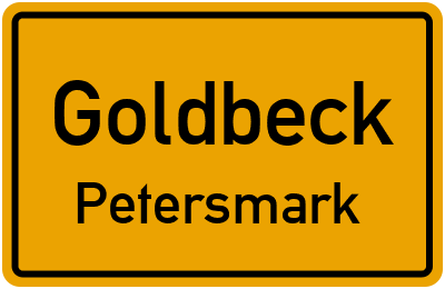 Straßenverzeichnis Goldbeck Petersmark