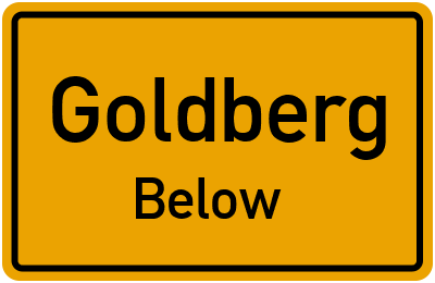 Straßenverzeichnis Goldberg Below