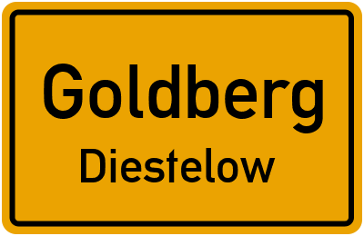 Straßenverzeichnis Goldberg Diestelow