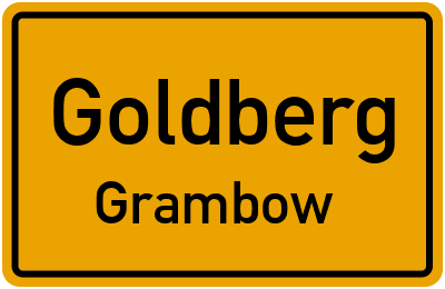 Straßenverzeichnis Goldberg Grambow