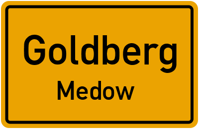 Straßenverzeichnis Goldberg Medow