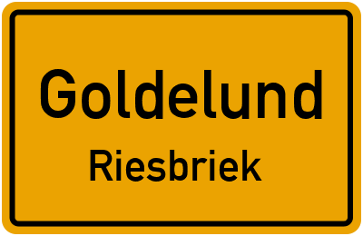 Straßenverzeichnis Goldelund Riesbriek