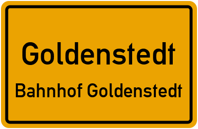 Straßenverzeichnis Goldenstedt Bahnhof Goldenstedt