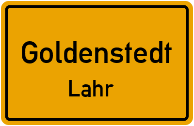 Straßenverzeichnis Goldenstedt Lahr