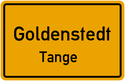Straßenverzeichnis Goldenstedt Tange
