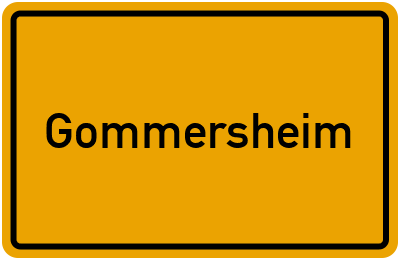 Wo liegt Gommersheim?