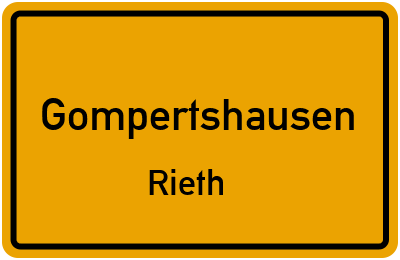 Straßenverzeichnis Gompertshausen Rieth
