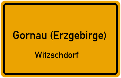 Straßenverzeichnis Gornau (Erzgebirge) Witzschdorf