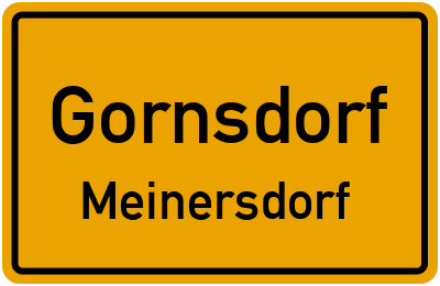 Straßenverzeichnis Gornsdorf Meinersdorf