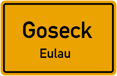 Straßenverzeichnis Goseck Eulau
