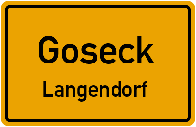 Straßenverzeichnis Goseck Langendorf