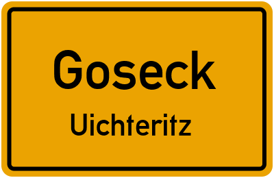 Straßenverzeichnis Goseck Uichteritz