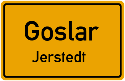 Ortsschild Goslar Jerstedt