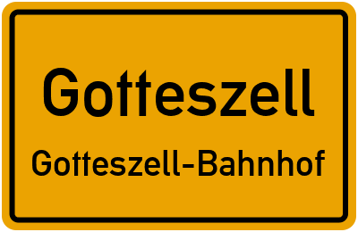 Straßenverzeichnis Gotteszell Gotteszell-Bahnhof