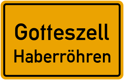 Straßenverzeichnis Gotteszell Haberröhren