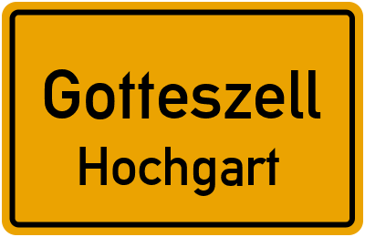 Straßenverzeichnis Gotteszell Hochgart