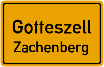 Straßenverzeichnis Gotteszell Zachenberg