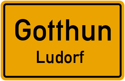 Straßenverzeichnis Gotthun Ludorf