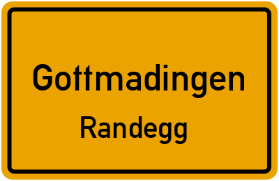 Ortsschild Gottmadingen Randegg