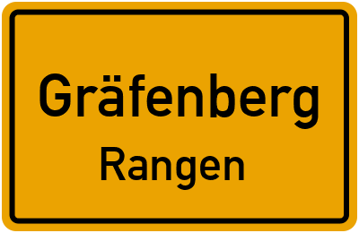 Ortsschild Gräfenberg Rangen