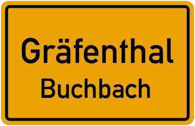 Straßenverzeichnis Gräfenthal Buchbach