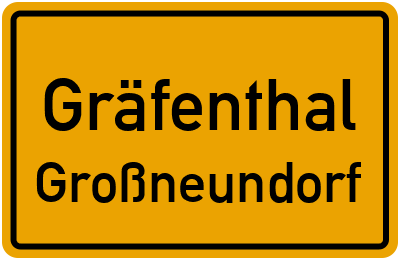 Ortsschild Gräfenthal Großneundorf