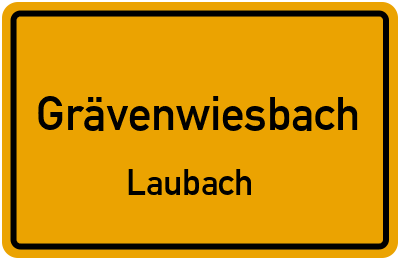 Straßenverzeichnis Grävenwiesbach Laubach
