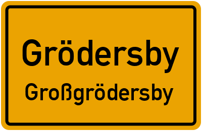 Straßenverzeichnis Grödersby Großgrödersby