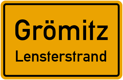 Straßenverzeichnis Grömitz Lensterstrand