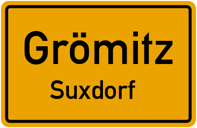 Straßenverzeichnis Grömitz Suxdorf