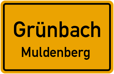 Straßenverzeichnis Grünbach Muldenberg