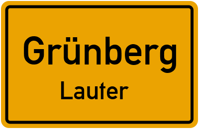 Straßenverzeichnis Grünberg Lauter