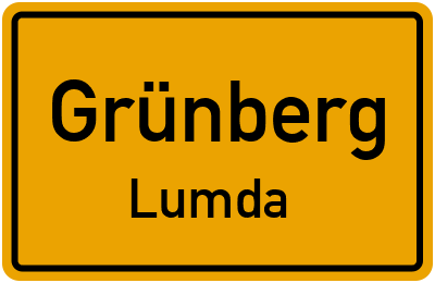 Straßenverzeichnis Grünberg Lumda